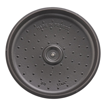 Staub Braisers 3.5 l cast iron round Saute pan, grenadine-red - Visual Imperfections