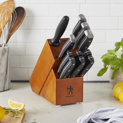Henckels Statement 12 Piece, Knife block set, brown