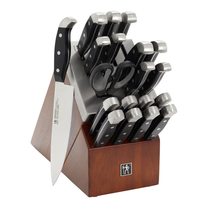 Henckels Statement 7 Piece, SELF SHARPENING BLOCK SET, brown