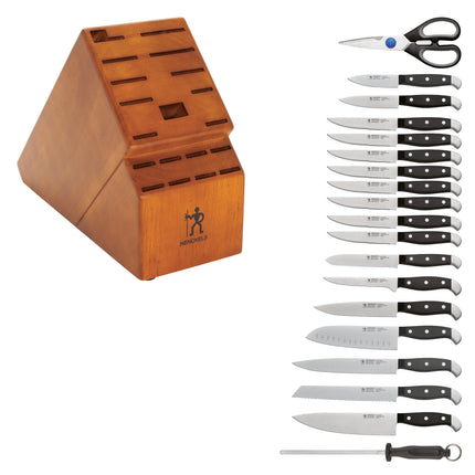 Henckels Statement 20 Piece, Knife block set, Walnut