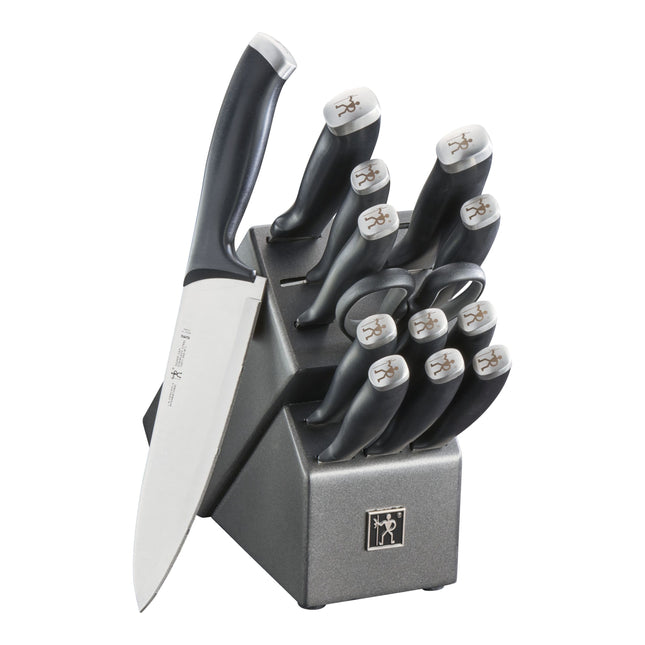 Henckels Silver Cap 14 Piece, Knife block set, black