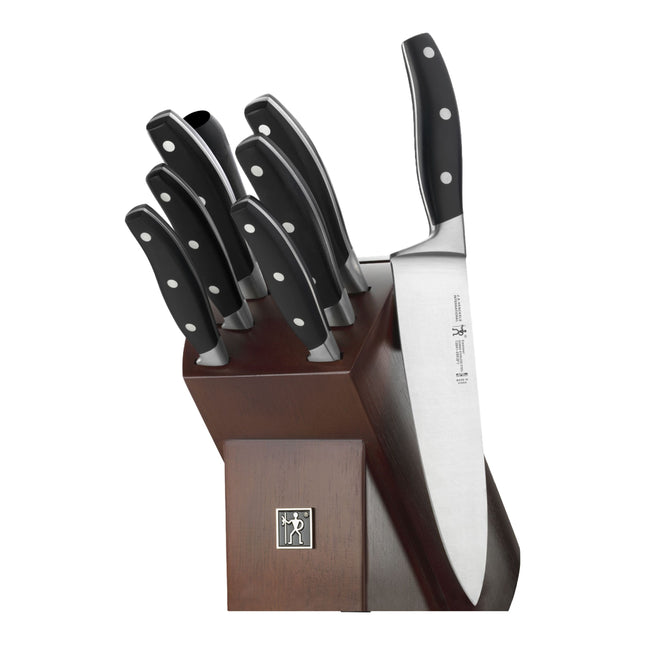 Henckels Contour 9 Piece, Knife block set, black
