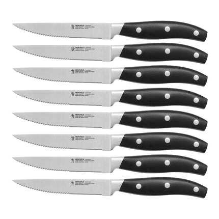 Henckels Contour 8 Piece, Steak set, black
