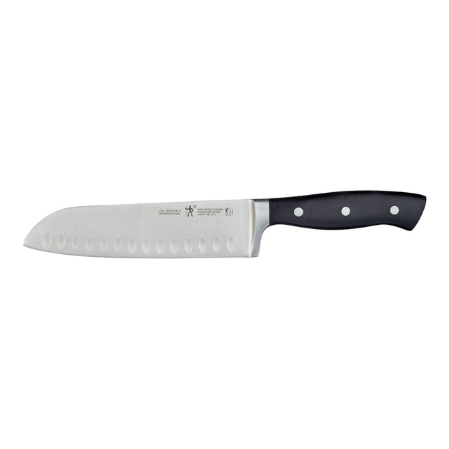 Henckels Fine Edge Forged II 7-inch, Santoku, black