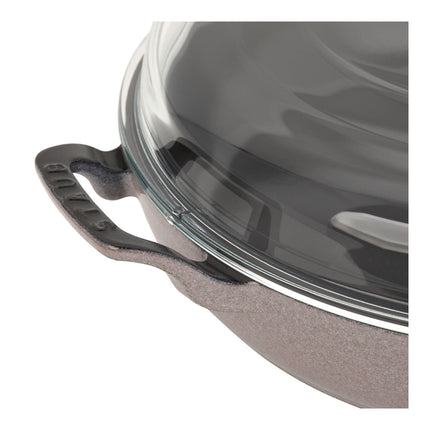 Staub Cast iron 3.5 l cast iron round Saute pan with glass lid, cherry blossom - Visual Imperfections