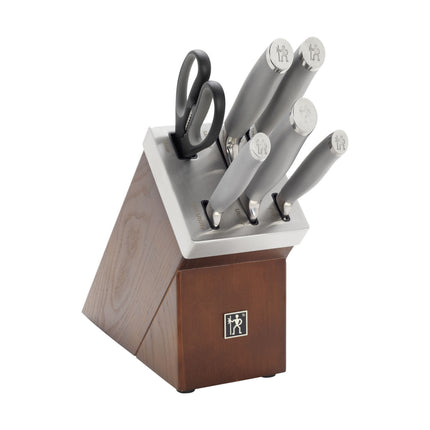 Henckels Modernist 7 Piece, Knife block set, brown