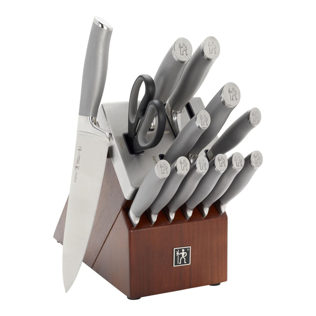 Henckels Modernist 14 Piece, Knife block set, brown