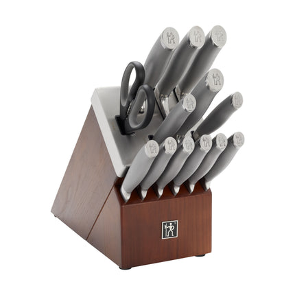 Henckels Modernist 14 Piece, Knife block set, brown