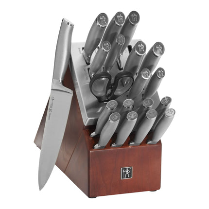 Henckels Modernist 14 Piece, Knife block set, brown