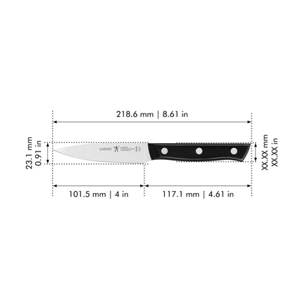 Henckels Dynamic 3.5-inch, Paring knife, black