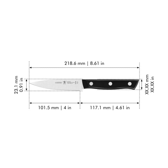 Henckels Dynamic 3.5-inch, Paring knife, black