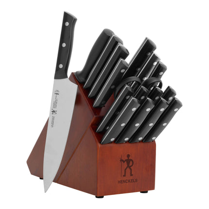 Henckels Dynamic 15 Piece, Knife block set, brown