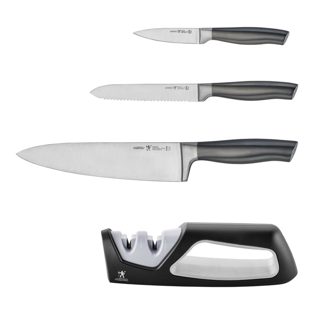 Henckels 4 Piece, Knife set, graphite-grey