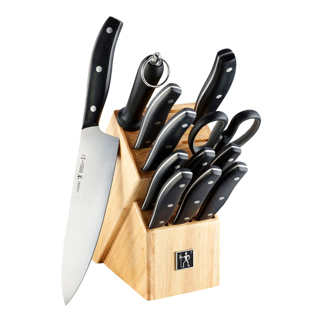 Henckels Definition 13 Piece, Knife block set, brown