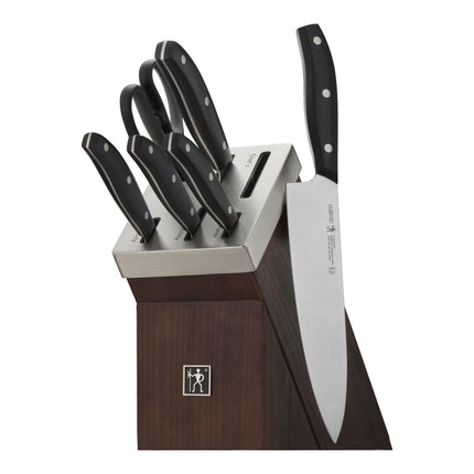 Henckels Definition 7 Piece, SELF SHARPENING BLOCK SET, brown