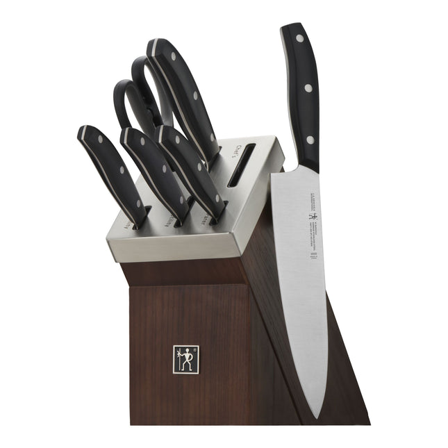 Henckels Definition 7 Piece, SELF SHARPENING BLOCK SET, brown