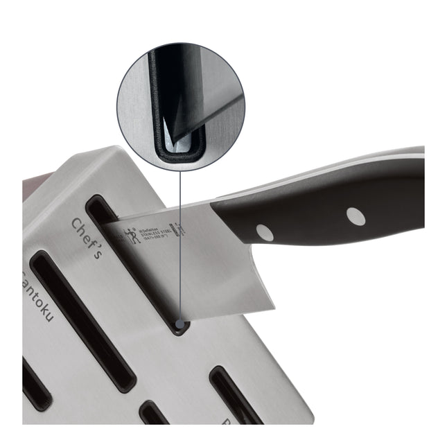 Henckels Definition 7 Piece, SELF SHARPENING BLOCK SET, brown