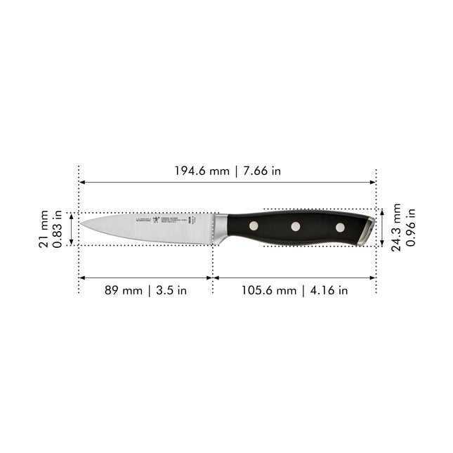 Henckels Forged Accent 3.5-inch, Paring knife, black