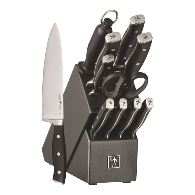 Henckels Forged Accent 12 Piece, Knife block set, black