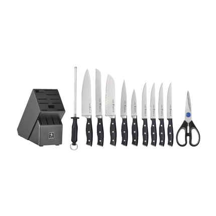 Henckels Forged Accent 12 Piece, Knife block set, black