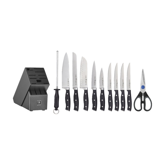 Henckels Forged Accent 12 Piece, Knife block set, black