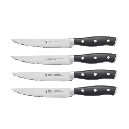 Henckels Forged Accent 4 Piece, Steak set, red