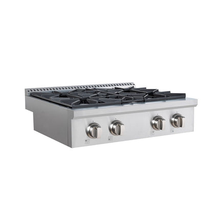 Vesta Quebec 30" Gas Rangetop | Silver
