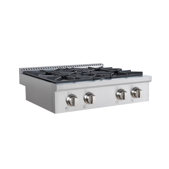 Vesta Quebec 30" Gas Rangetop | Silver
