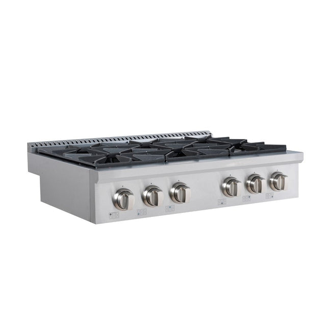 Vesta Quebec 36" Gas Rangetop | Silver