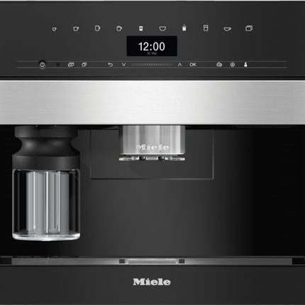 Miele CVA 7440 Built-in Coffee Machine - CleanTouch Steel