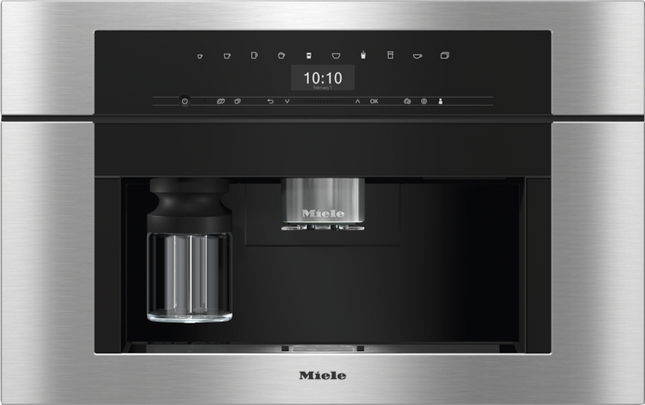 Miele CVA 7370 Built-in Coffee Machine - CleanTouch Steel