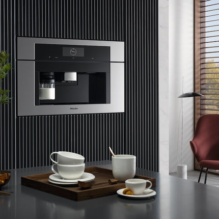 Miele CVA 7775 Built-in Coffee Machine with fresh water connection - CleanTouch Steel