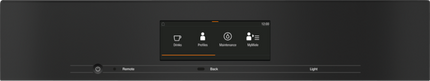 Miele CVA 7875 Built-in Coffee Machine with fresh water connection - Obsidian black matte