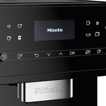 Miele CM 6160 MilkPerfection Countertop Coffee Machine - Obsidian black