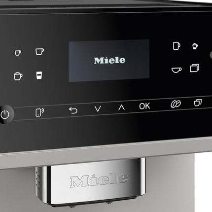 Miele CM 6160 Silver Edition Countertop Coffee Machine - Silver grey-met.