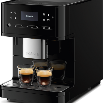 Miele CM 6160 MilkPerfection Countertop Coffee Machine - Obsidian black