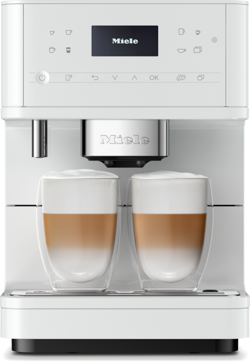 Miele CM 6160 MilkPerfection Countertop Coffee Machine - Lotus white