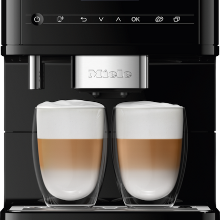 Miele CM 6160 MilkPerfection Countertop Coffee Machine - Obsidian black