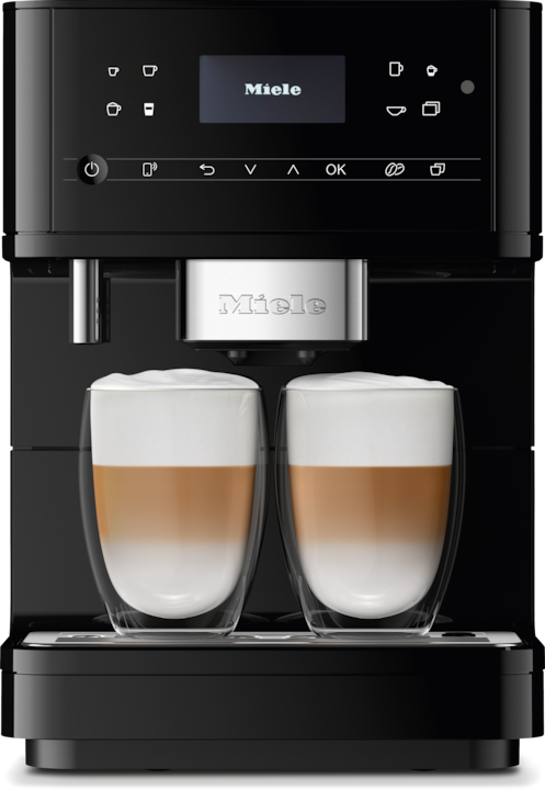 Miele CM 6160 MilkPerfection Countertop Coffee Machine - Obsidian black