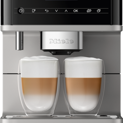 Miele CM 6160 Silver Edition Countertop Coffee Machine - Silver grey-met.