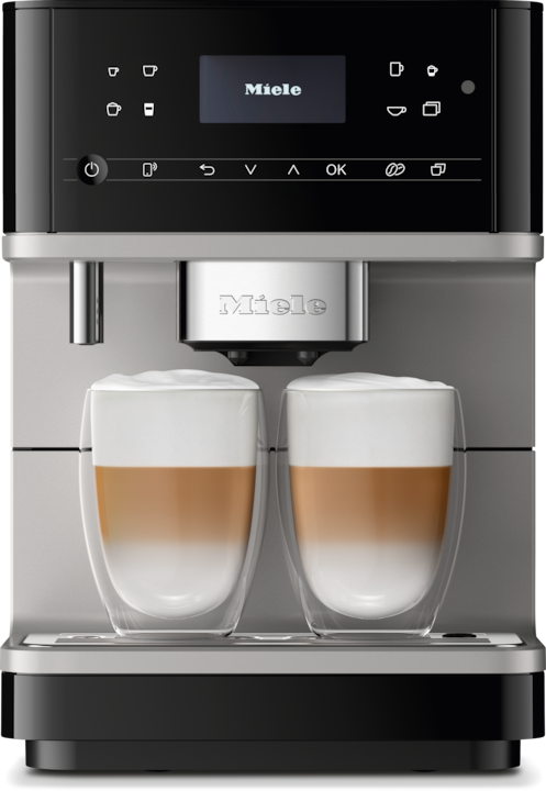 Miele CM 6160 Silver Edition Countertop Coffee Machine - Silver grey-met.