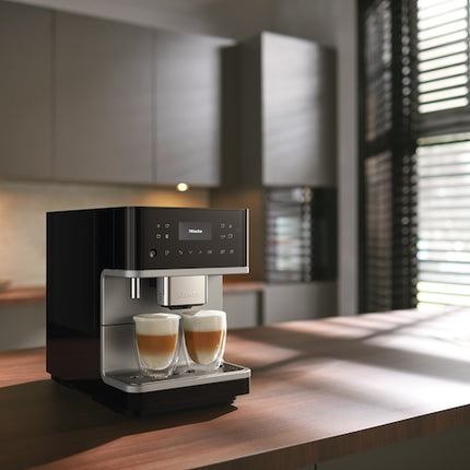 Miele CM 6160 Silver Edition Countertop Coffee Machine - Silver grey-met.
