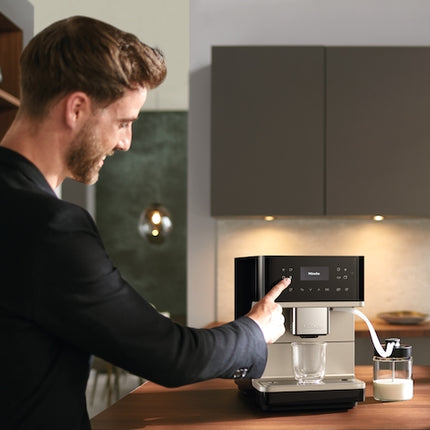 Miele CM 6360 MilkPerfection Countertop Coffee Machine - Obsidian black.CS