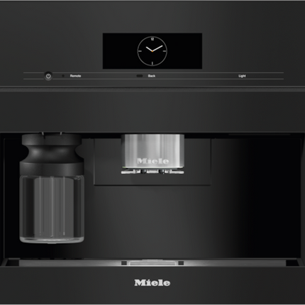 Miele CVA 7875 Built-in Coffee Machine with fresh water connection - Obsidian black