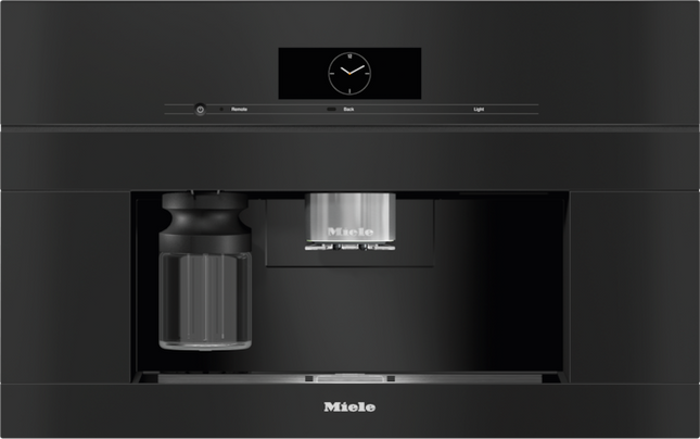 Miele CVA 7875 Built-in Coffee Machine with fresh water connection - Obsidian black
