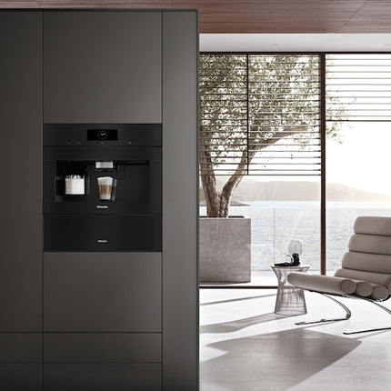 Miele CVA 7875 Built-in Coffee Machine with fresh water connection - Obsidian black