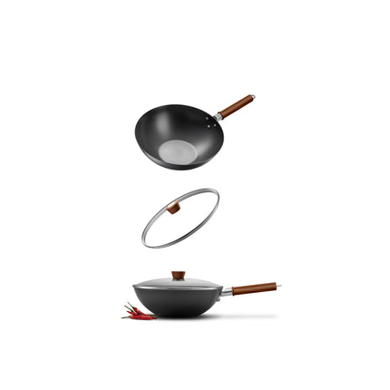ZWILLING Dragon 30 cm / 12 inch carbon steel Wok
