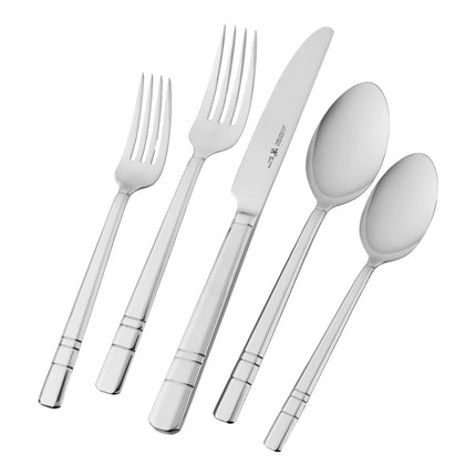 Henckels Madison Square 20 Piece Flatware Set polished