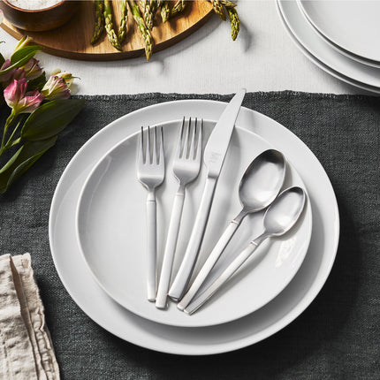 ZWILLING Opus 45 Piece Flatware Set Matted satin finished