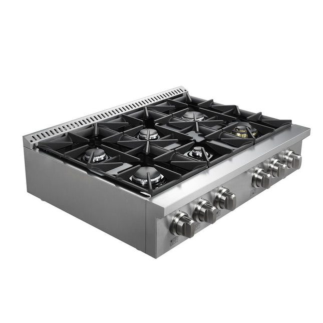 Vesta Quebec 36" Gas Rangetop | Silver